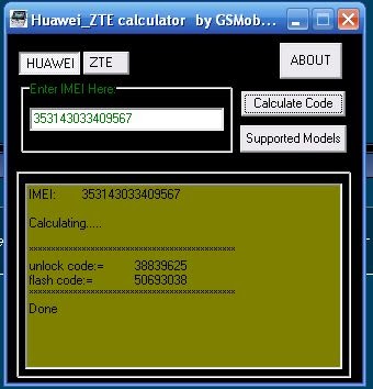 huawei code calculator unlocker